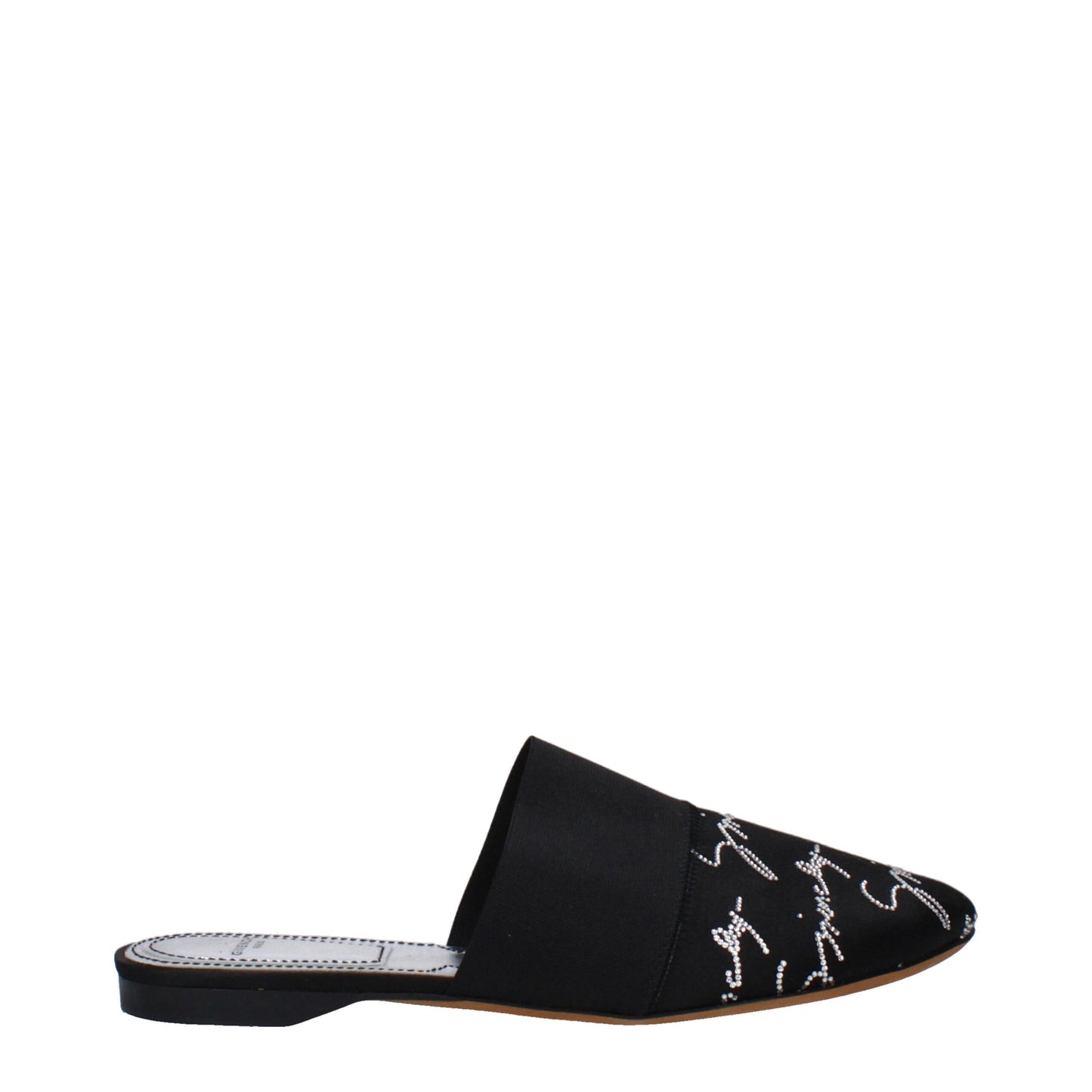 Givenchy Black Satin Slipper