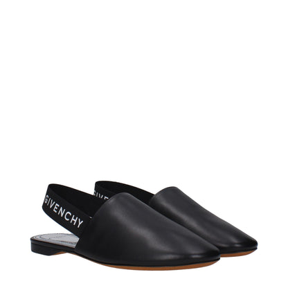 Givenchy Black Leather Sandal