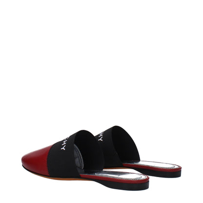 Givenchy Red Leather Slipper