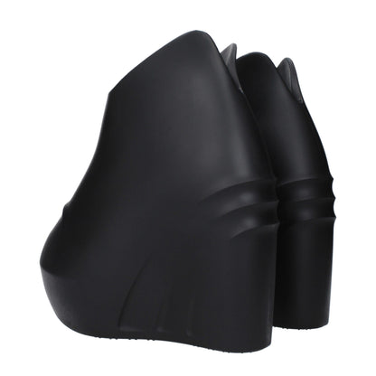 Givenchy Black Cotton Wedge