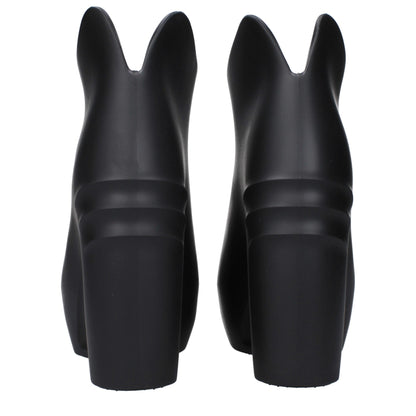 Givenchy Black Cotton Wedge