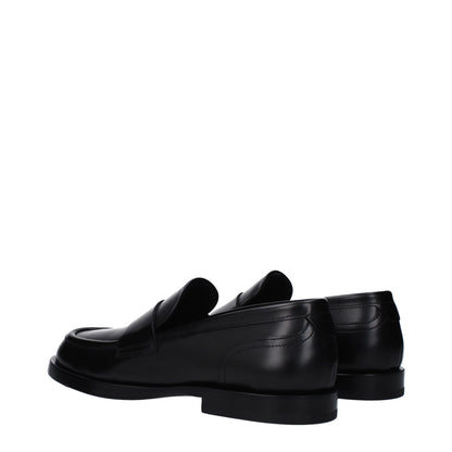 Dolce & Gabbana Black Leather Loafer