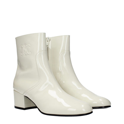 Celine Beige Leather Ankle