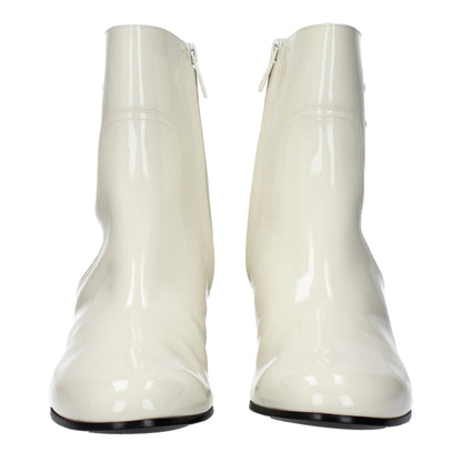 Celine Beige Leather Ankle
