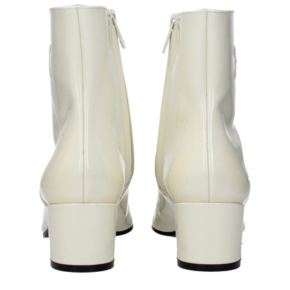 Celine Beige Leather Ankle
