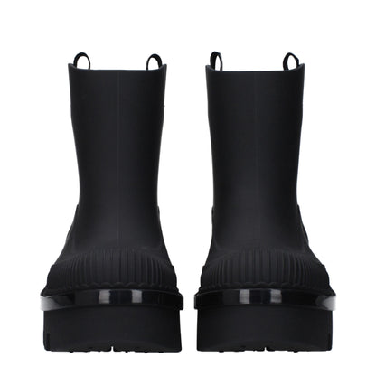 Chloé Black Cotton Ankle
