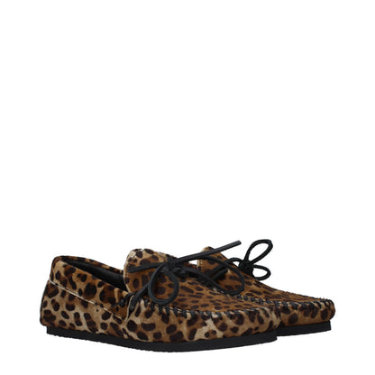 Isabel Marant Brown Horsehair Loafer