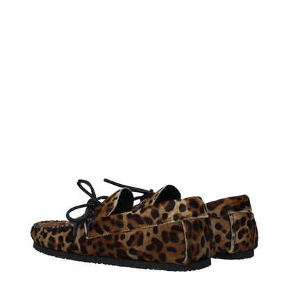 Isabel Marant Brown Horsehair Loafer