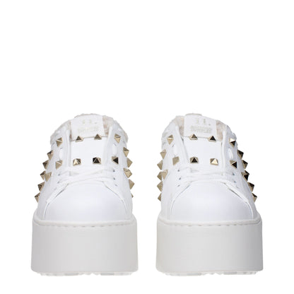 Valentino Garavani White Leather Sneakers