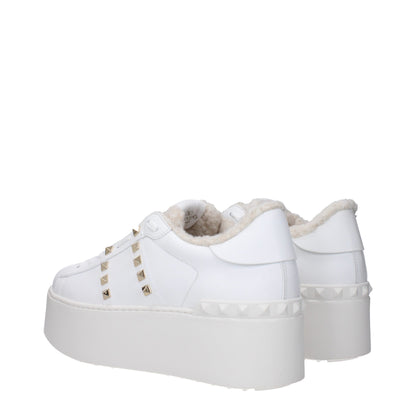 Valentino Garavani White Leather Sneakers