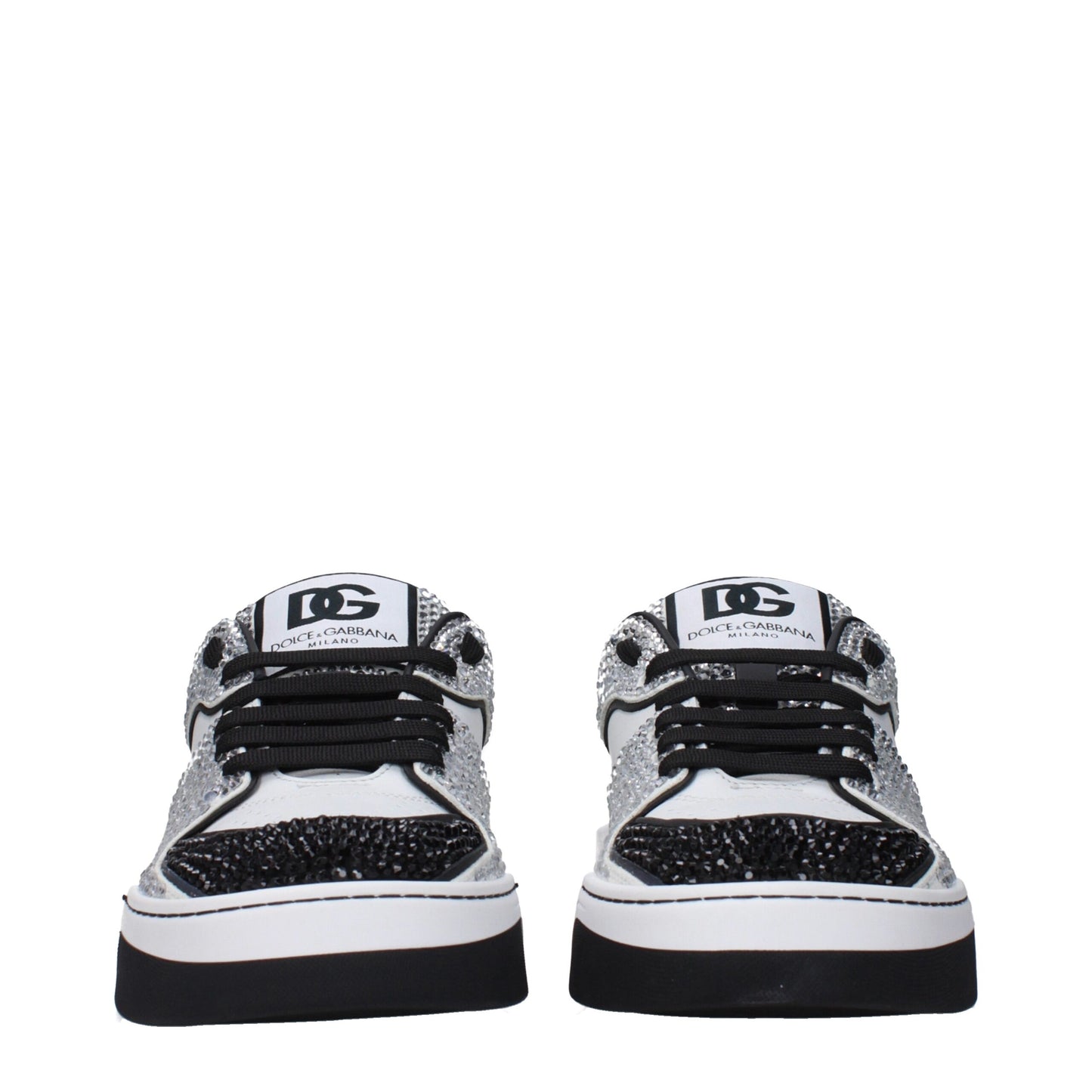 Dolce & Gabbana White Leather Sneakers