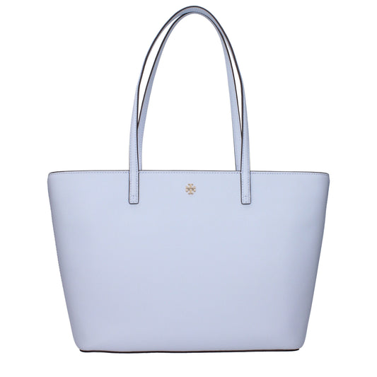 Tory Burch Light Blue Leather Shoulder Bag