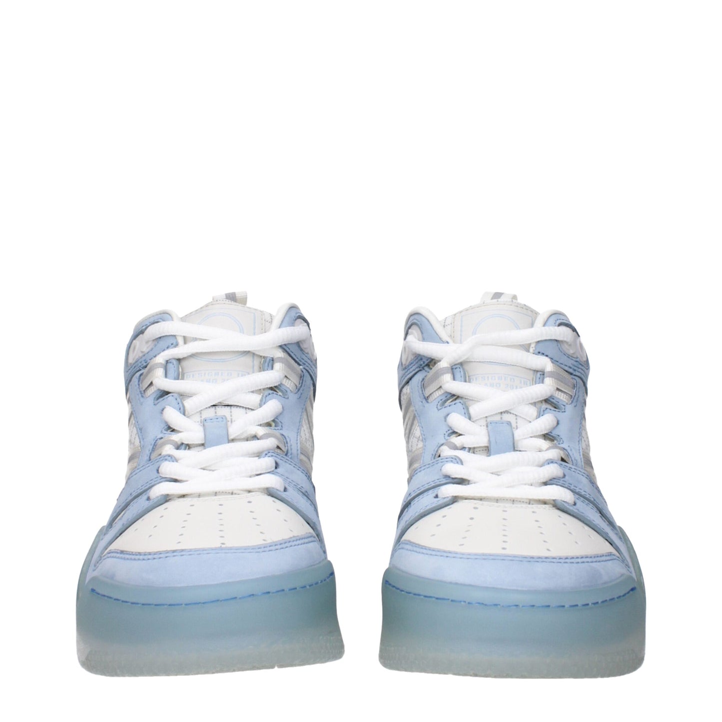 Moncler White Leather Sneakers