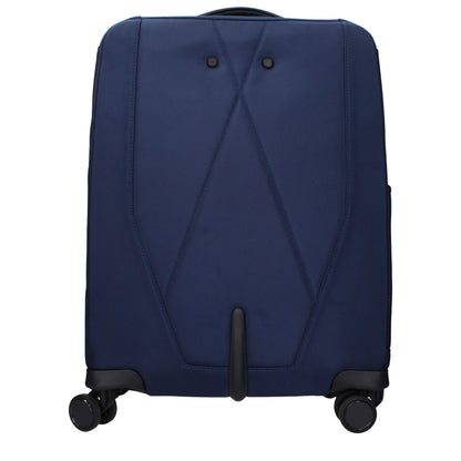 Piquadro Blue Fabric Luggage And Travel