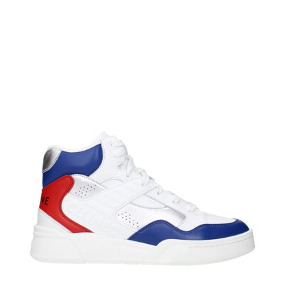 Celine White Leather Sneakers