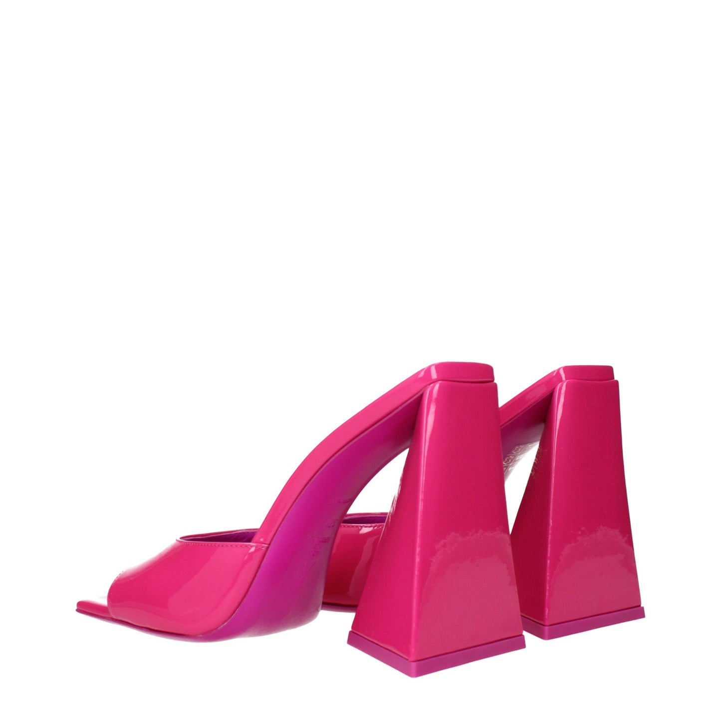 The Attico Pink Leather Sandal