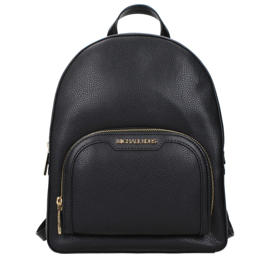 Michael Kors Black Leather Backpack