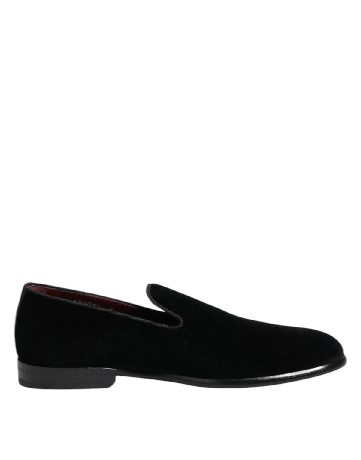 Dolce & Gabbana Men's Cotton Leather & Velvet Loafer Shoes - Black