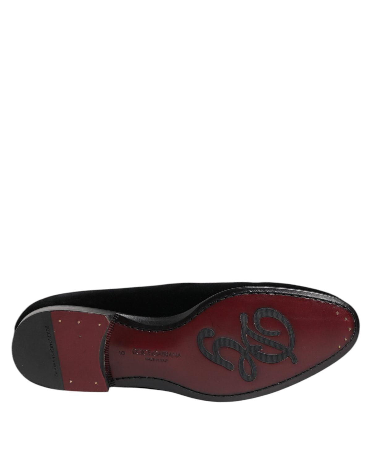 Dolce & Gabbana Men's Leather Cotton & Viscose Loafer Shoes - Black