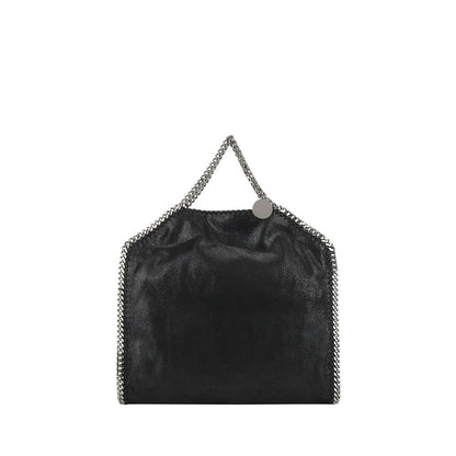 Stella McCartney Black Falabella Fold Over Tote Handbag