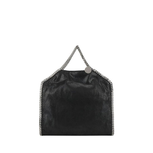 Stella McCartney Black Falabella Fold Over Tote Handbag