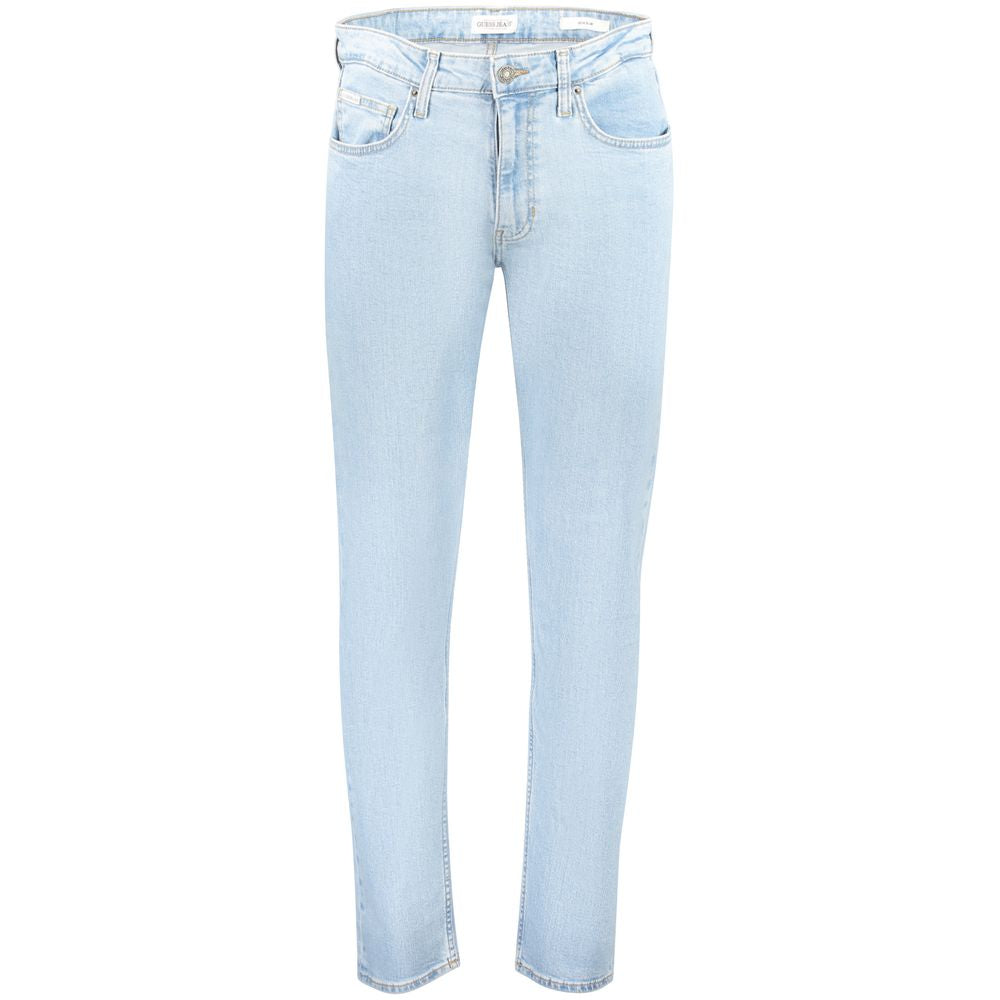 Guess Jeans Blue Cotton Men Jeans