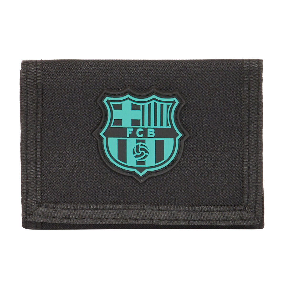 Purse F.C. Barcelona Black 12.5 x 9.5 x 1 cm