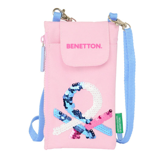 Purse Benetton Pink Mobile Bag Pink