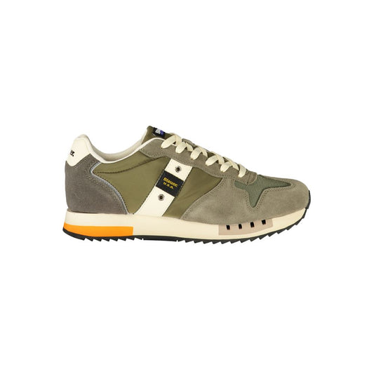 Blauer Verde Poliuretano Uomo Sneaker