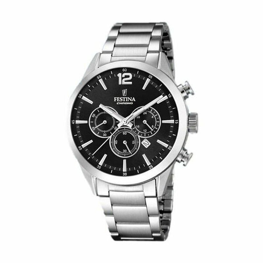 Men's Watch Festina F20343/8 Black Silver