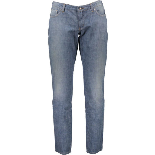 Costume National Blue Cotton Jeans & Pant