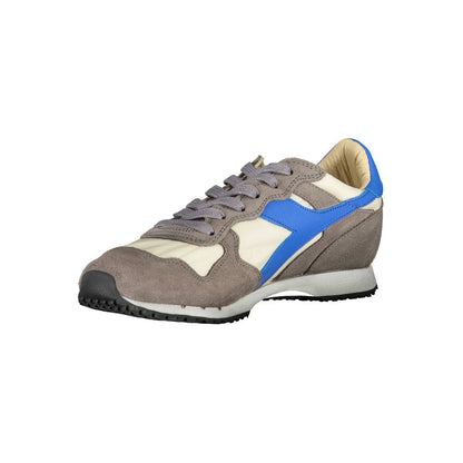 Diadora Gray Fabric Sneaker