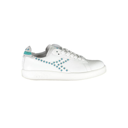 Diadora White Fabric Sneaker