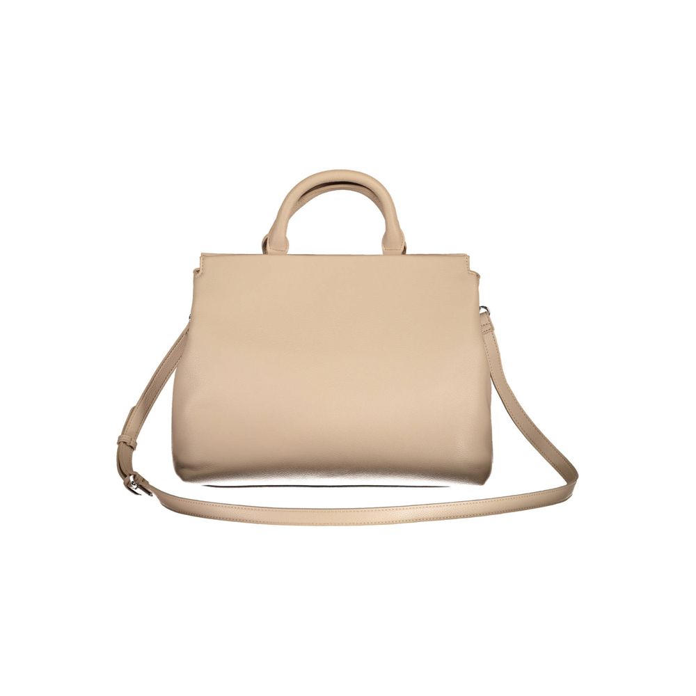 BYBLOS Beige Leather Effect Shoulder Handbag