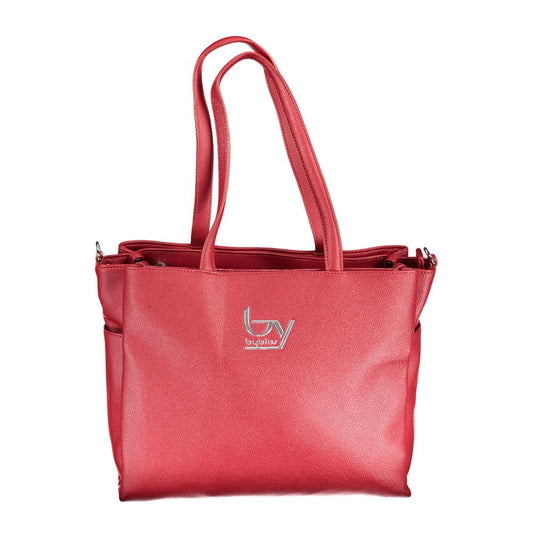 BYBLOS Red Faux Leather Shoulder Handbag