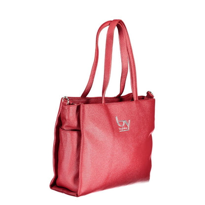 BYBLOS Red Faux Leather Shoulder Handbag