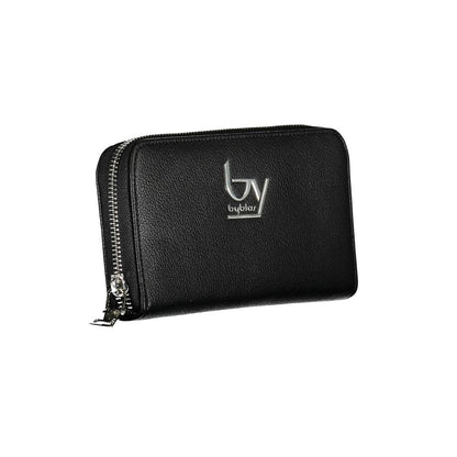 BYBLOS Black Faux Grained Leather Wallet