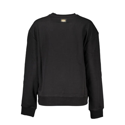 Cavalli Class Black Cotton Sweater