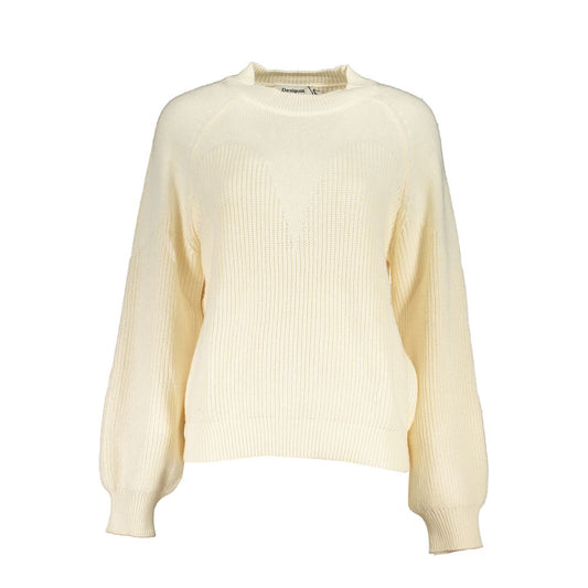 Desigual White Fabric Sweater