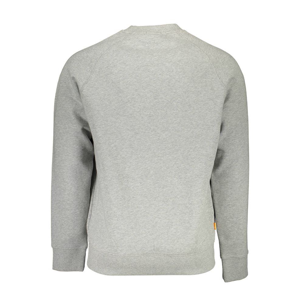 Sweatshirt by Timberland for men in organic cotton gray & print features a unrivaled silhouette with a refined and unrivaled detailing for a sophisticated look.