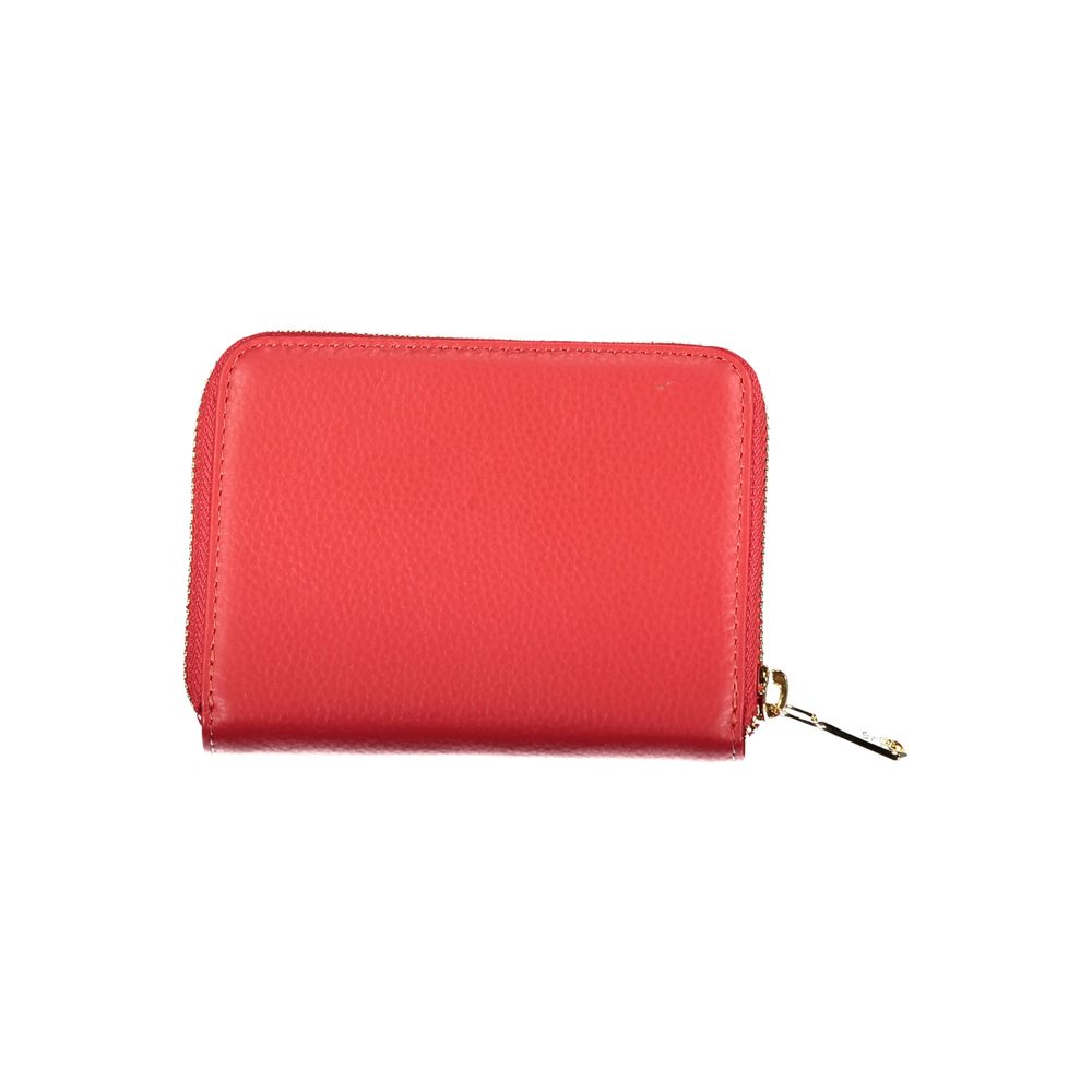 Cardholder Wallet by Patrizia Pepe for women in polyethylene red features a streamlined silhouette, showcasing the streamlined Polyethylene Cardholder Wallet design with sophisticated card-organization coin-purse for a premium look.