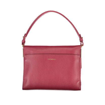 Coccinelle Red Leather Shoulder Handbag