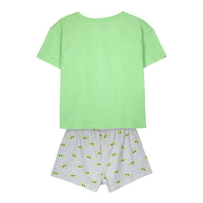 Summer Pyjama The Mandalorian Lady Light Green