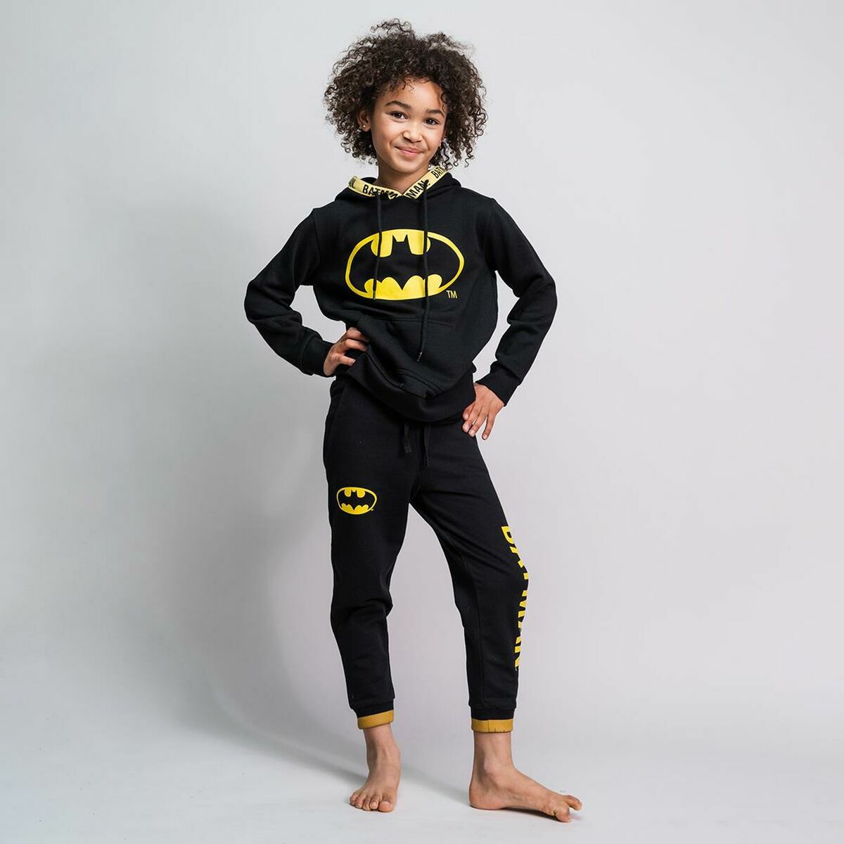 Children's Tracksuit Bottoms Batman Black