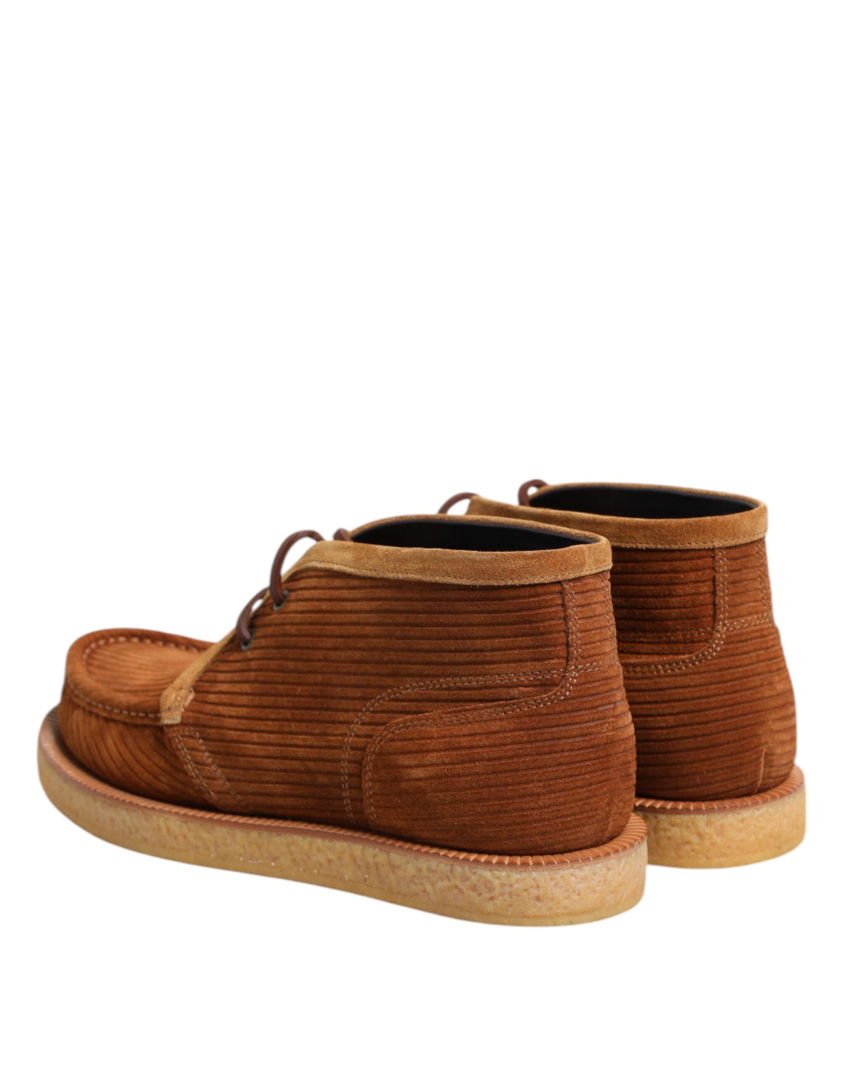 Dolce & Gabbana Men's Nubuck Suede & Leather Lace-Up Ankle Chukka-Desert Boots - Brown