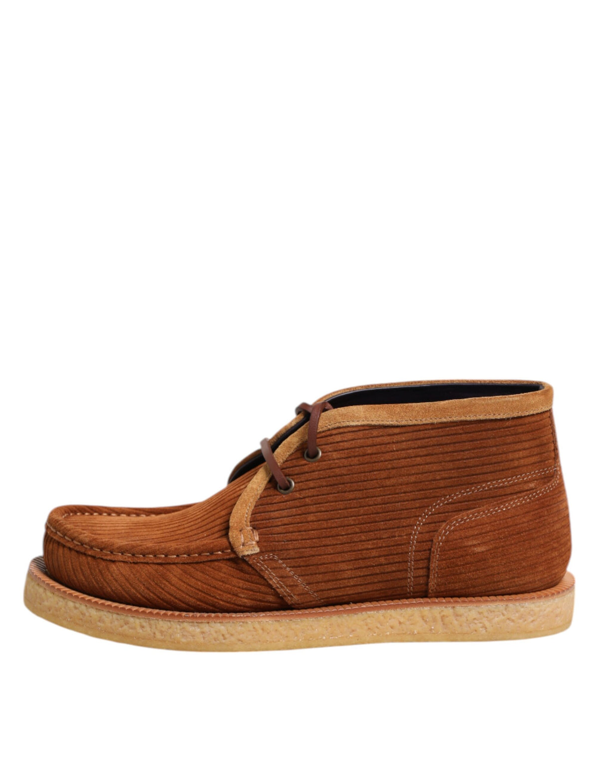 Dolce & Gabbana Men's Nubuck Suede & Leather Lace-Up Ankle Chukka-Desert Boots - Brown
