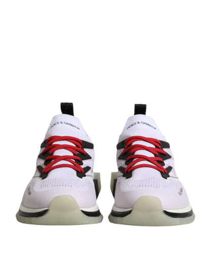 Dolce & Gabbana White SORRENTO Sport Stretch Sneakers Shoes