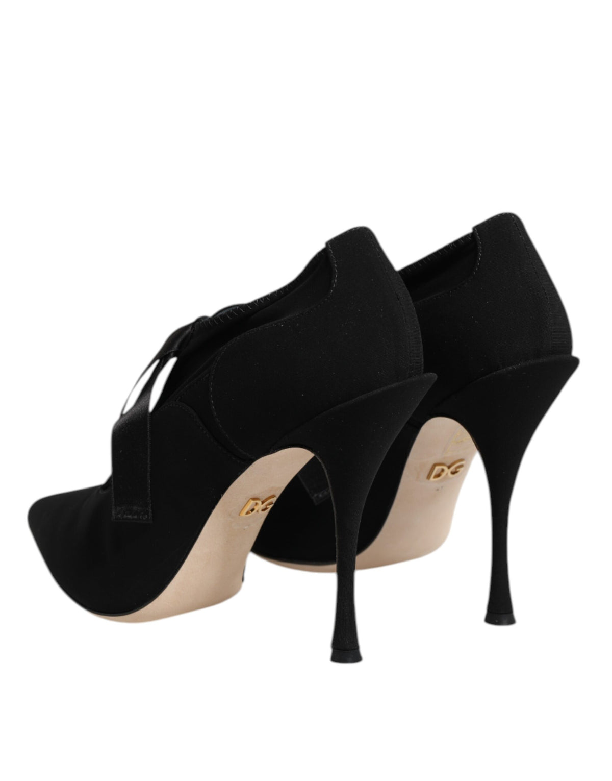 Dolce & Gabbana Women's Leather & Viscose Stiletto Pumps Heels - Black