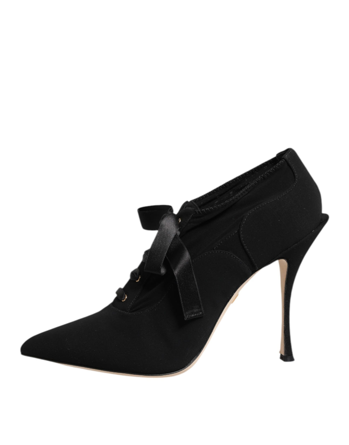 Dolce & Gabbana Women's Leather & Viscose Stiletto Pumps Heels - Black