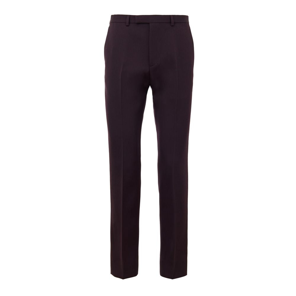 Gucci Bordeaux Wool Jeans Denim